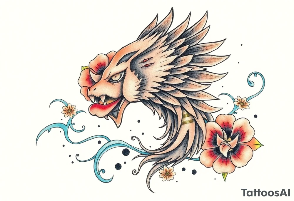 A tatuagem deve expressar força, liberdade e conexão com a multiplicidade da vida, incorporando elementos abstratos e fluidos, com linhas que sugiram movimento e transformação contínua. Evite clichês e busque um design original e significativo. Utilize técnicas de miimalismo, pontilhismo e aquarela. tattoo idea