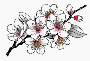Cherry blossom tattoo idea