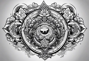 discipline  consistency mind tattoo idea