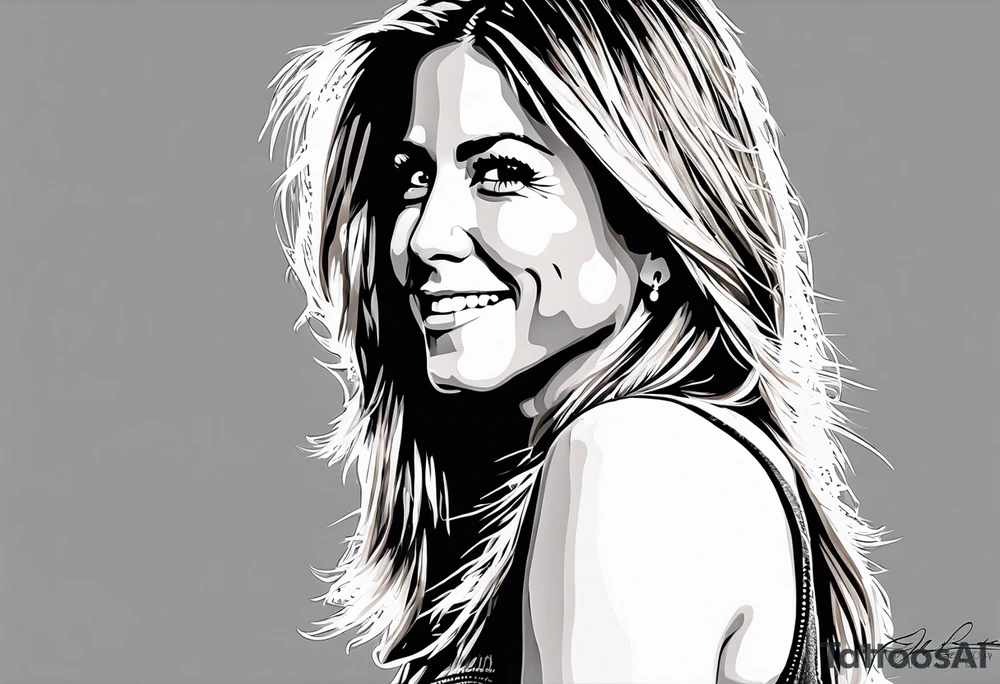 Jennifer Aniston the actress tattoo idea