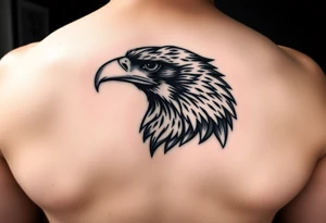 Hawk face as the eastern edge of Iowa tattoo idea
