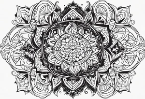 25cm most black for covering tattoo idea
