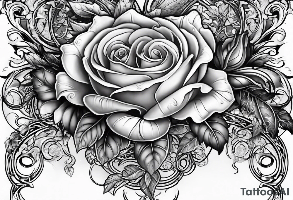 biomechanical arm sleeve with vines and roses tattoo idea biomechanical arm sleeve with vines and roses tattoo idea