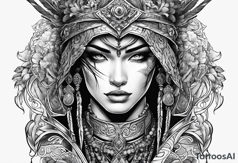 Warrior tattoo idea