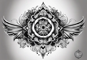 design me a unique tattoo for the forearm and hand tattoo idea