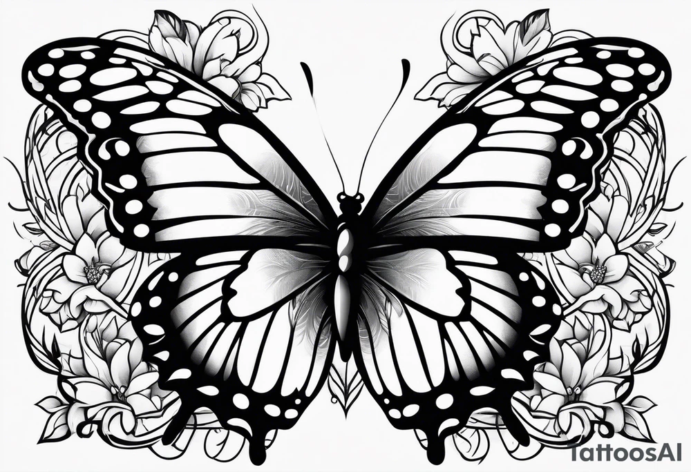 butterfly tattoo idea