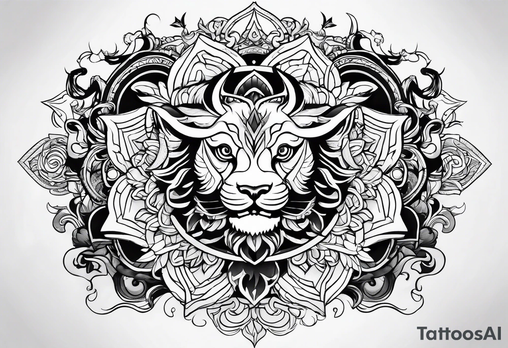 Jing and Jang tattoo idea
