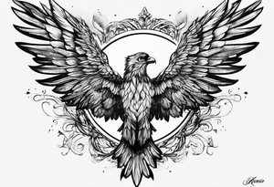 Icarus 
include the quote
let our scars fall in love tattoo idea