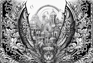 Knife, artistic, spiritual tattoo idea