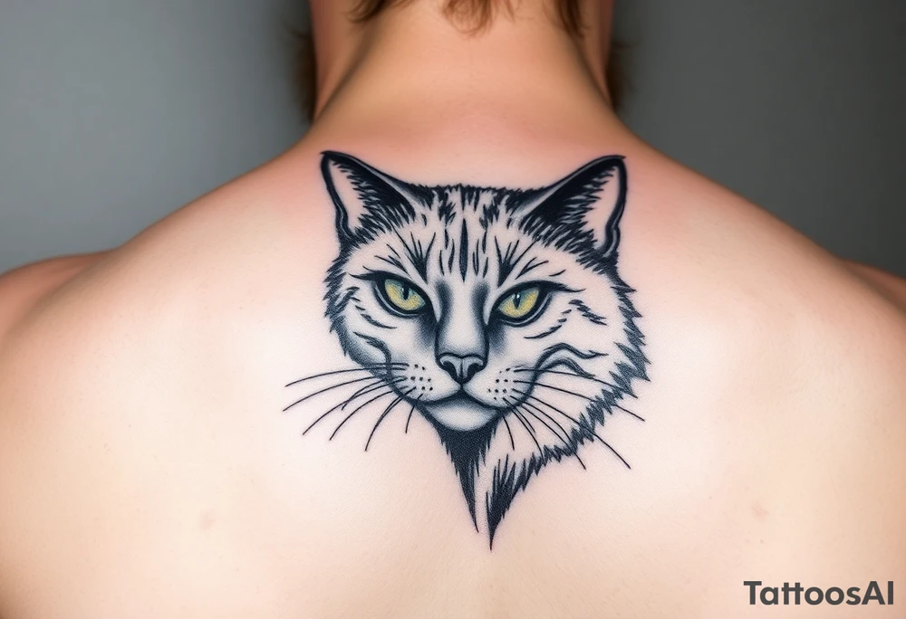 Black Cat tattoo idea