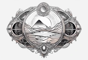 From the books dune, something representing Usul tattoo idea