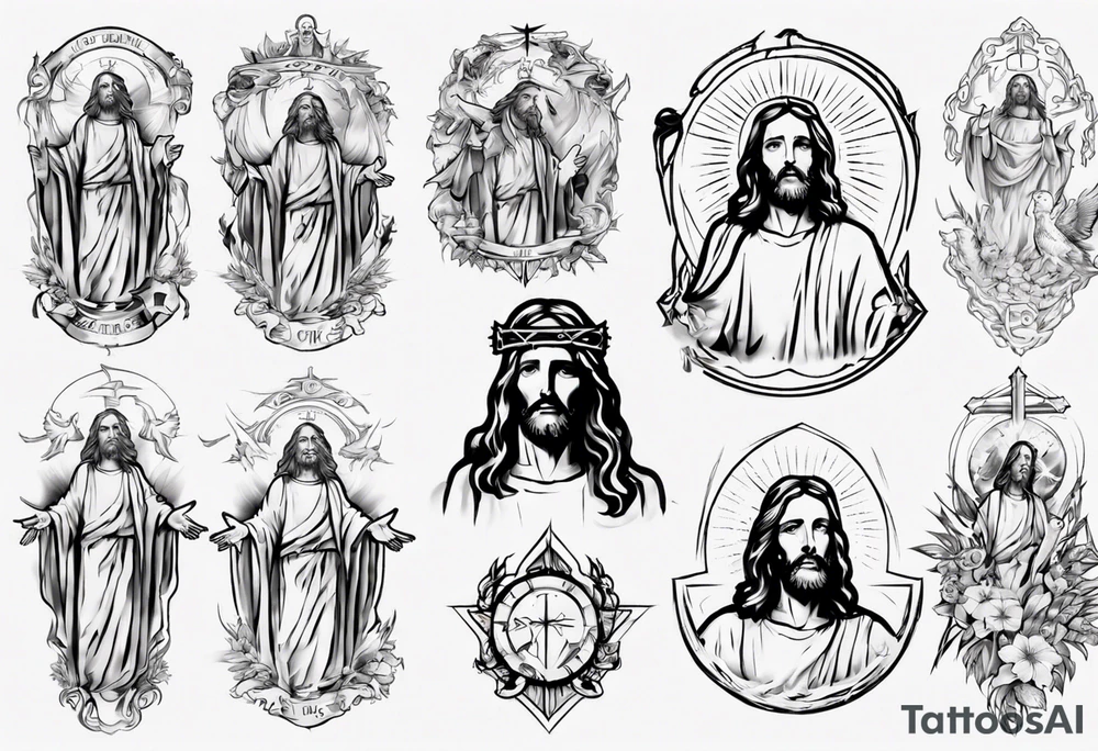 Jesus tattoo idea