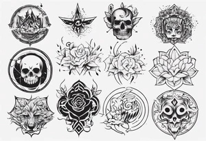 Surprise me with a tattoo, suitable for the back of the forearm tattoo idea