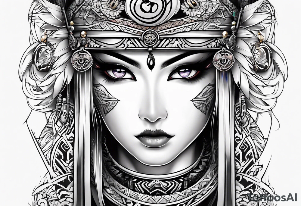 Byakugan eyes tattoo idea