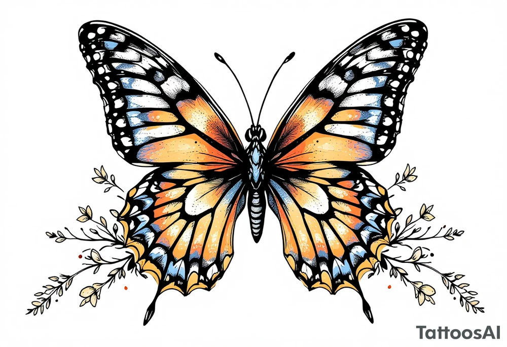 Butterfly tattoo idea