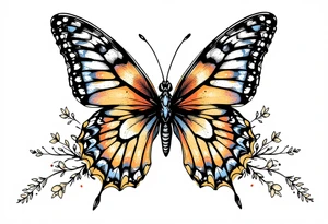 Butterfly tattoo idea