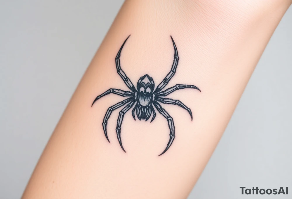 Spider tattoo idea