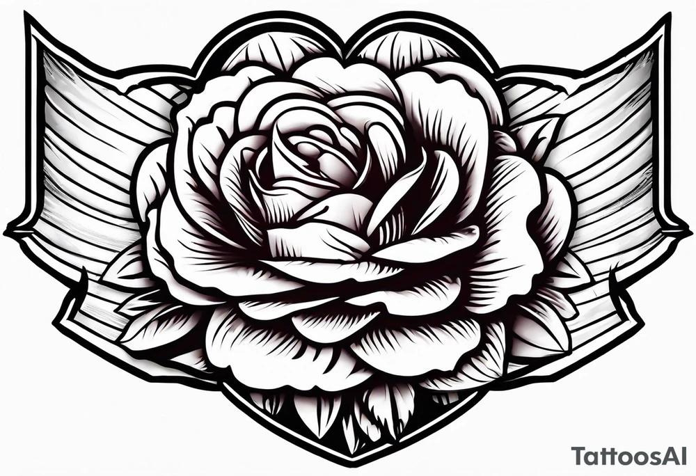 mint chocolate chip ice cream cone with small red heart on it somewhere. tattoo idea