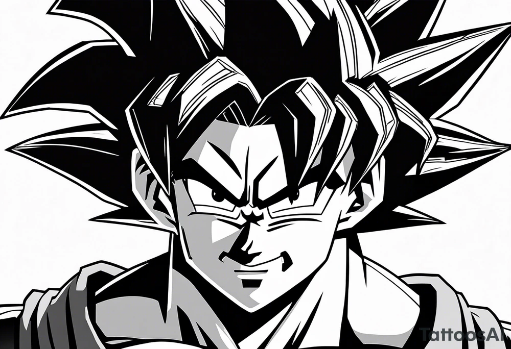 Son goku tattoo idea