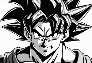 Son goku tattoo idea
