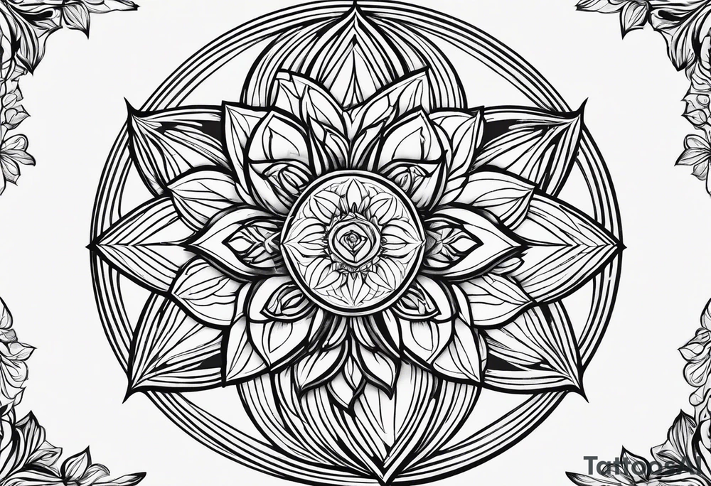 flower of life tattoo idea
