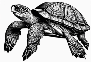 Turtle palau tattoo idea