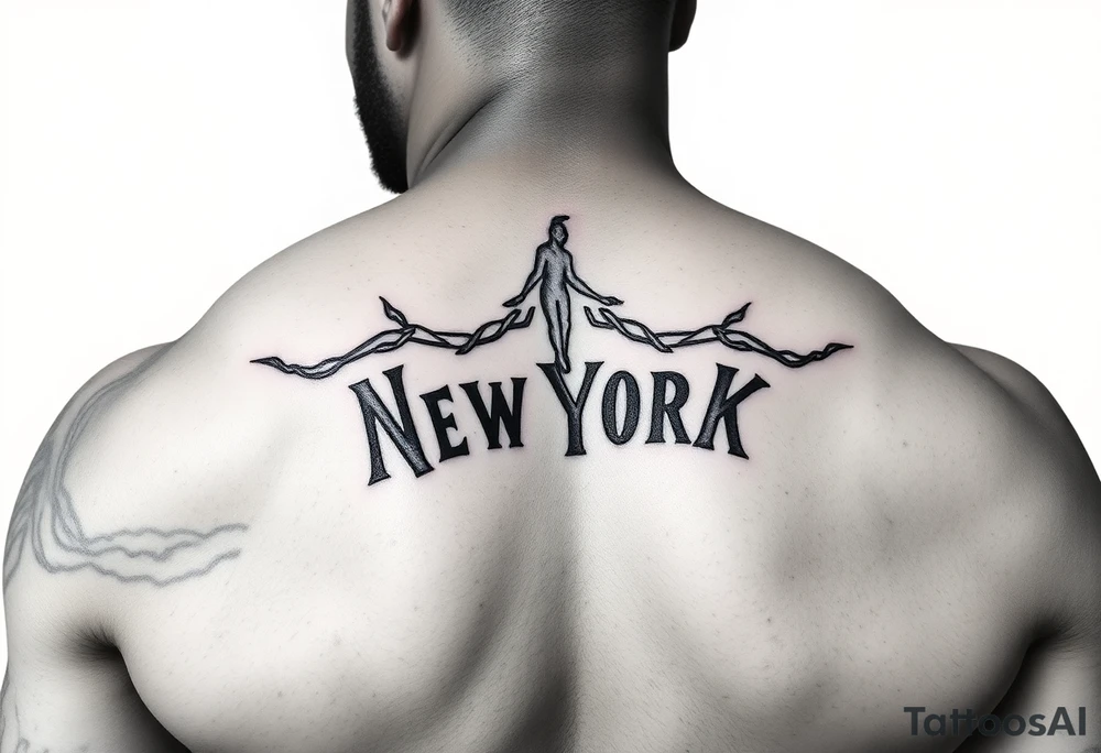 Lebron New York strong fearless tattoo idea