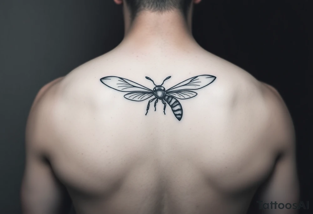 Fierce Hornet flying tattoo idea