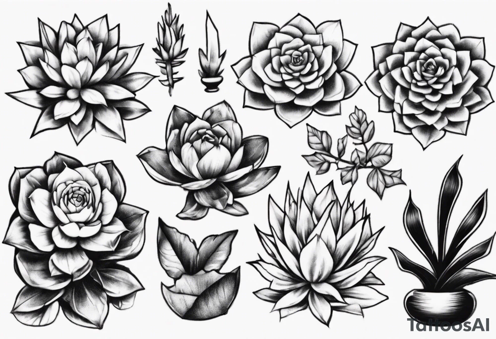 suculentas tattoo idea