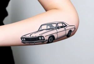 Lowered holden commodore tattoo idea