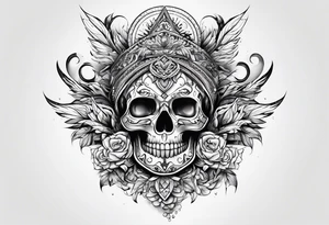 Something tough on chest tattoo idea