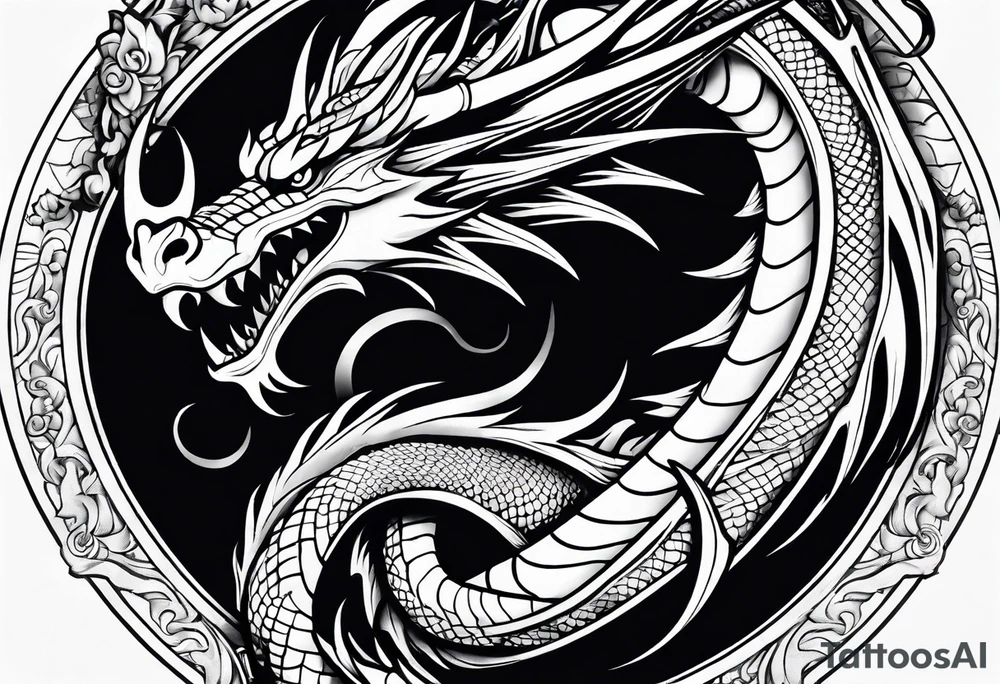 dragon tattoo idea