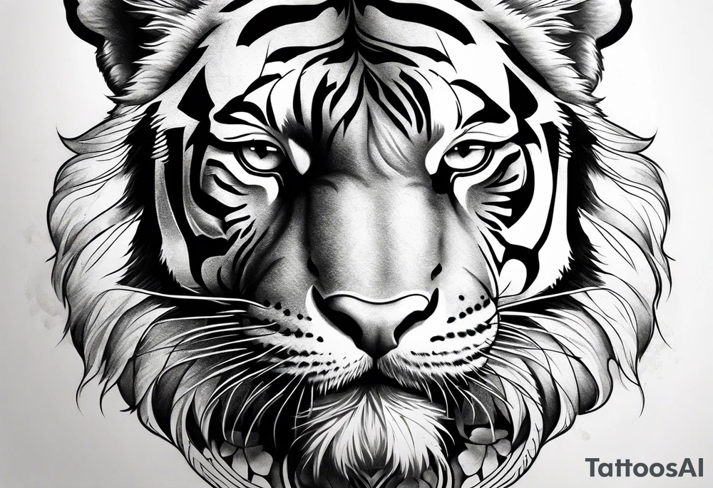 tiger tattoo idea
