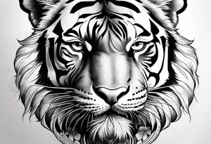 tiger tattoo idea