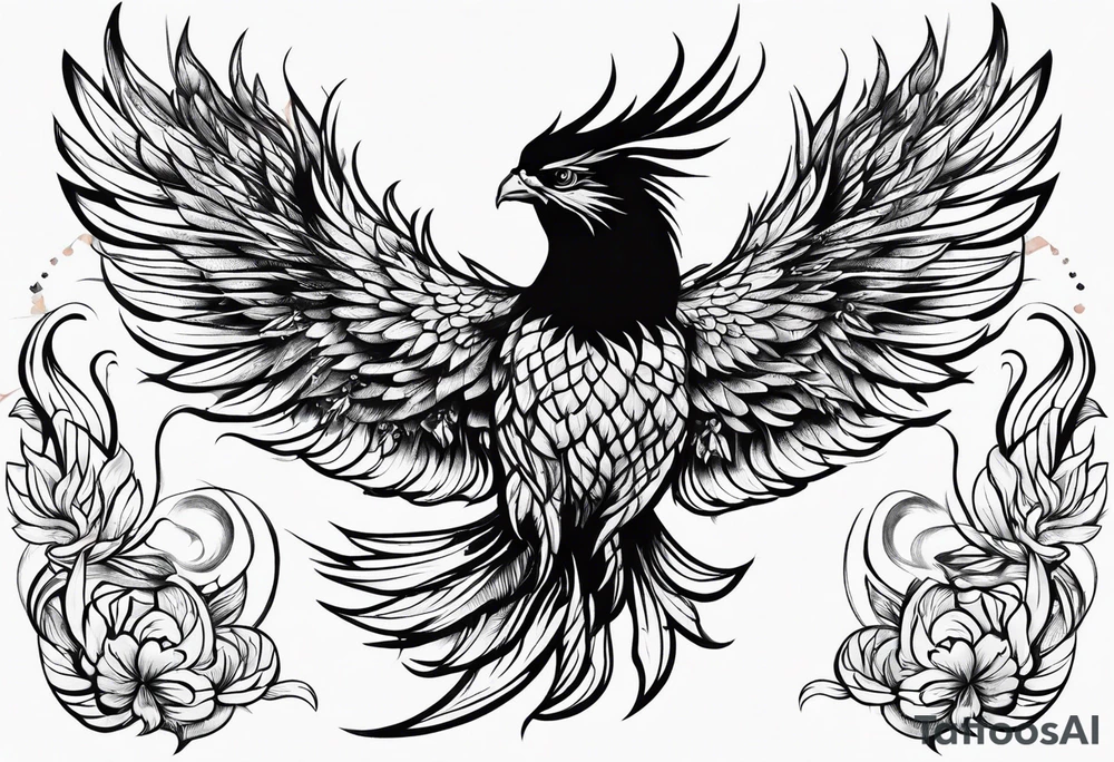 Phoenix tattoo idea