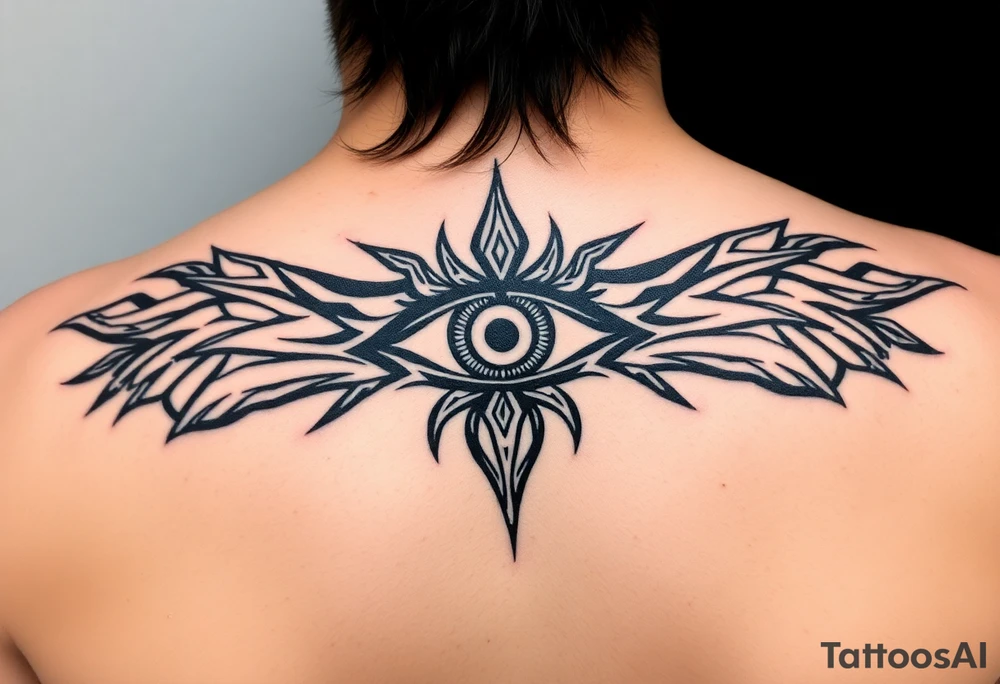 The eye of sauron tattoo idea