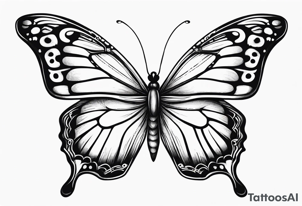 Butterfly tattoo idea
