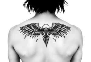 Estilo conceptual con sombras y degradados. Temática sumbarinismo y manta raya, viajar por el mundo tattoo idea