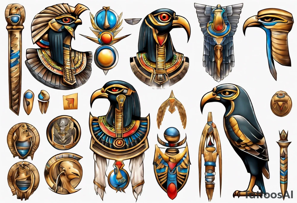 the legend horus tattoo idea