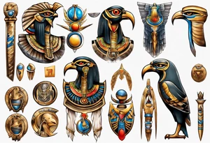 the legend horus tattoo idea