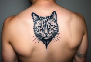 Black Cat tattoo idea