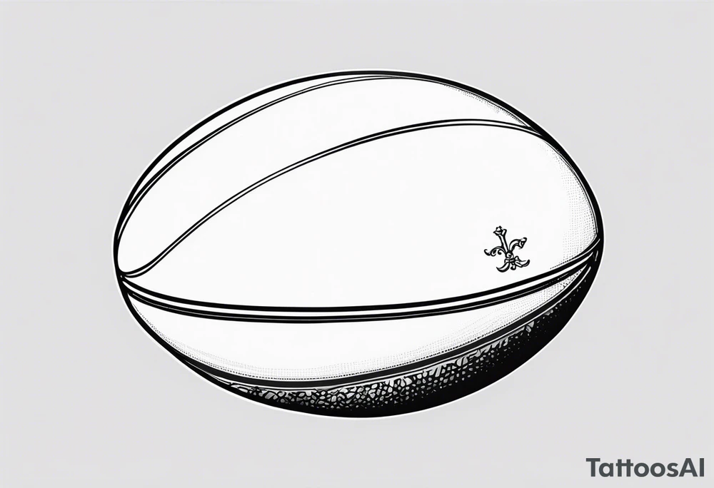 RUGBY BALL tattoo idea