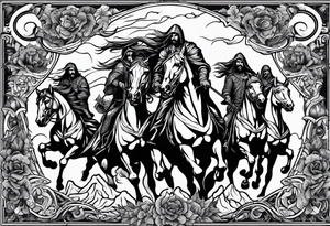 Four Horsemen of the Apocalypse tattoo idea