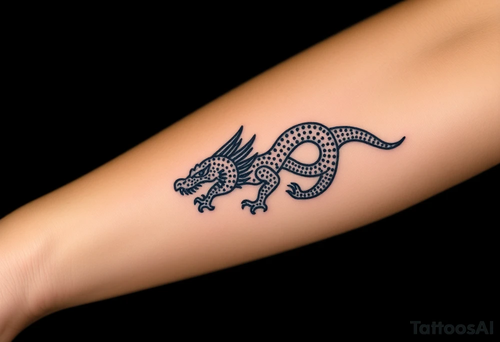 Aztec dragon tattoo idea