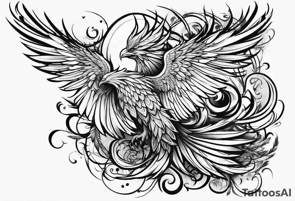 Phoenix tattoo idea