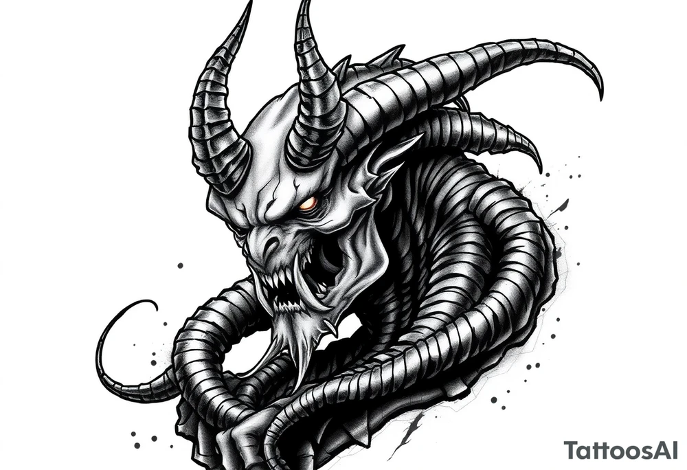 water-demon tattoo idea