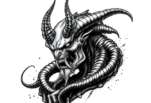 water-demon tattoo idea