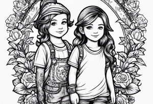 i have a little girl named tilly and boy named Weston i want a tattoo that would represent both of them tattoo idea