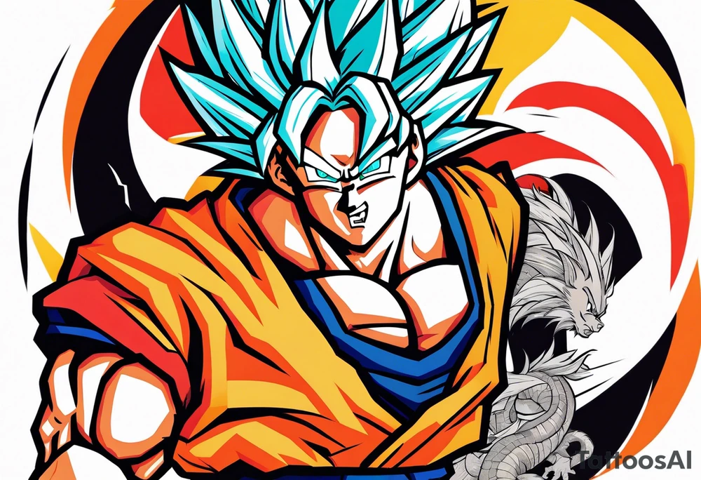 dragonball z tattoo idea