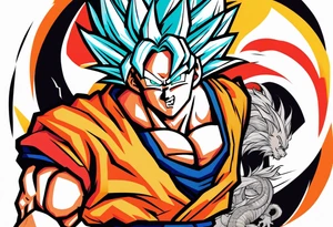 dragonball z tattoo idea